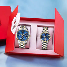 Load image into Gallery viewer, Couple Watch Set for His Hers Automatic Wristwatch Lovers Set Watches Stainless Steel Waterproof TOP Best Selling Watch - Shop &amp; Buy
