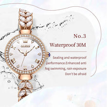 Load image into Gallery viewer, Elegant Mermaid Watch Quartz Watch for Women Original Luxury Diamond Dial Bracelet Watch Red Love Gift Box Waterproof - Shop &amp; Buy
