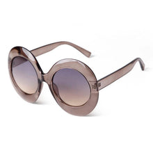 Load image into Gallery viewer, Fashion Oversized Round Sunglasses Women Luxury Brand Designer Vintage Clear Pink Leopard Frame Circle Shades Sun Glasses Female - Shop &amp; Buy
