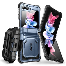 Load image into Gallery viewer, For Samsung Galaxy Z Flip 5 Case 5G (2023) Armorbox Full-Body Rugged Holster Case with Built-in Screen Protector - Shop &amp; Buy
