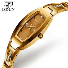 Load image into Gallery viewer, Japen Quartz Movement Watch Sapphire Crystal Mirror Tungsten Steel Strap Textured Dial 50M Waterproof Watches for Girls - Shop &amp; Buy
