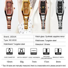 Load image into Gallery viewer, Japen Quartz Movement Watch Sapphire Crystal Mirror Tungsten Steel Strap Textured Dial 50M Waterproof Watches for Girls - Shop &amp; Buy
