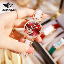 Load image into Gallery viewer, Luxury Women Watches Automatic Mechanical Fashion Watch for Women Waterproof Ceramic Strap Ladies Watch Set Gifts - Shop &amp; Buy
