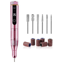 Load image into Gallery viewer, Makartt Cordless Nail Drill 35000RPM Rechargeable Electric Nail File ELLSEE Portable E Filer, Professional Manicure Kit - Shop &amp; Buy
