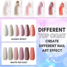 Load image into Gallery viewer, Makartt Glitter Poly Nail Extension Kit, EBEROUGE Set with 12 Color Nail Nude Gray Blue Extension Gel with Base Top Coat Brushes - Shop &amp; Buy
