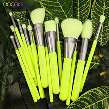 Load image into Gallery viewer, Neon Makeup Brushes 10/15pcs Professional Synthetic Hair Powder Foundation Eye Shadows Blending Contour Make Up Brushes - Shop &amp; Buy

