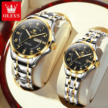 Load image into Gallery viewer, NEW Couple Watch for Men and Women Classics Calendar Waterproof Stainles Steel Lover Wristwatch Set - Shop &amp; Buy
