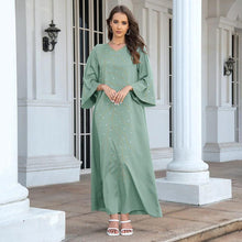 Load image into Gallery viewer, Perl Middle East Muslim Hot Diamond Loose Version Robe Dress - Shop &amp; Buy
