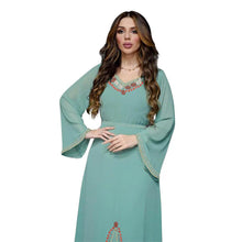 Load image into Gallery viewer, Perl Muslim Dress with Chiffon and Diamond Abayas for Women - Shop &amp; Buy
