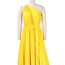 Load image into Gallery viewer, Perl Single Sleeve Sweet Elegant Midi Dress for Women Fancy Party Birthday Wear - Shop &amp; Buy
