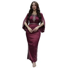 Load image into Gallery viewer, Perl Women Fashion Diamond-encrusted Dubai Evening Dress - Shop &amp; Buy
