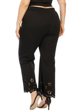 Load image into Gallery viewer, Plus Size Openwork Detail Pants - Shop &amp; Buy
