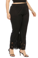 Load image into Gallery viewer, Plus Size Openwork Detail Pants - Shop &amp; Buy
