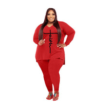 Load image into Gallery viewer, Plus Size Sets Fall Clothes for Women Two Piece Outfits Loose Top Pants Casual Tracksuit Jogging Suits - Shop &amp; Buy
