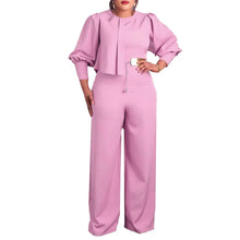 Load image into Gallery viewer, Prowow Women Jumpsuits Solid Color One-piece Slim Fit Romper with Belt Fashion Long Sleeve Office Lady Outfits Zipper Clothing - Shop &amp; Buy
