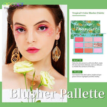 Load image into Gallery viewer, Tropiacal Makeup Palette 9 Colors Blush Palette Contour Highlighter Palette Matte Powder Shimmer Face Bronzer Palette - Shop &amp; Buy
