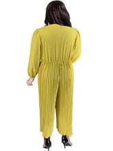 Load image into Gallery viewer, Wmstar Plus Size Jumpsuit Women Clothes Solid Elastic Waist Wide Leg Romper One Piece Outfits New Summer - Shop &amp; Buy
