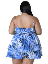 Load image into Gallery viewer, Wmstar Plus Size Jumpsuit Women V Neck Printed Slip Corset Sexy Casual Shorts Playsuits Summer Romper - Shop &amp; Buy
