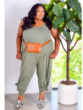 Load image into Gallery viewer, Wmstar Plus Size Women Jumpsuit Summer Clothes Solid Sleeveless Sexy Wide Leg Casual Stretch Bodysuit - Shop &amp; Buy
