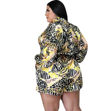 Load image into Gallery viewer, Wmstar Plus Size Women Jumpsuit Summer One Piece Printed Lace Up Elastic Waist Casual Bodysuit - Shop &amp; Buy
