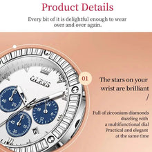 Load image into Gallery viewer, Women Watches Luxury Brand Multi function Quartz Watch Leather Strap Date Chronograph Waterproof Quartz Watch for Ladies - Shop &amp; Buy
