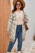 Load image into Gallery viewer, Plus Size Printed Long Sleeve Cardigan - Shop &amp; Buy
