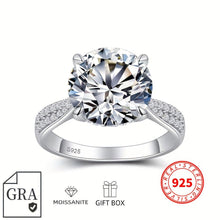 Load image into Gallery viewer, 1.5/2/3/4CT 925 Sterling Silver Moissanite Engagement Rings For Women, Delicate Promise Rings - Shop &amp; Buy
