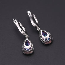 Load image into Gallery viewer, 10.44Ct Natural Rainbow Mystic Quartz Gemstone Earrings 925 Sterling Silver Drop For Women Fine Jewelry - Shop &amp; Buy
