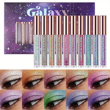 Load image into Gallery viewer, 10-Color Dazzling Liquid Glitter Eyeshadow Set - High-Impact Metallic Finish, Long-Lasting Wear, Smudge-Proof &amp; Quick-Dry Formula for Striking Eyes - Shop &amp; Buy
