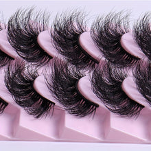 Load image into Gallery viewer, 10Pairs Voluminous Fluffy Faux Mink False Lashes - Luxurious Volume, Super-Soft &amp; Reusable - Shop &amp; Buy
