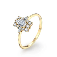 Load image into Gallery viewer, Luxurly Octagon Cut 5*3mm Moissanite Ring Solid 925 Sterling Silver
