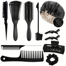 Load image into Gallery viewer, 11pcs/Set Gentle Detangling Brush Set - Pain-Free, Faster Hair Untangling for Natural Hair - Shop &amp; Buy
