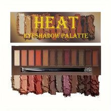 Load image into Gallery viewer, 12 colors Warm and Bright Eyeshadow Palette with Shimmer Glitter and Matte Finish - Shop &amp; Buy
