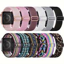 Load image into Gallery viewer, 12 Pack Compatible with Apple Watch Bands 44mm for Women Men, Stretchy Nylon Sport Straps - Shop &amp; Buy
