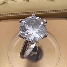 Load image into Gallery viewer, 1/2/3/5ct Moissanite Promise Ring - Dazzling Sparkle in 925 Sterling Silver - Timeless Design for Her - Shop &amp; Buy
