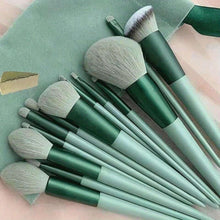 Load image into Gallery viewer, 13pcs Cosmetic Brushes Set For Kabuki Powder Foundation, Mixed Face Makeup Kit, Suitable For Foundation - Shop &amp; Buy

