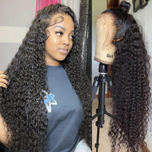 Load image into Gallery viewer, 13x4 13x6 Hd Deep Wave Lace Frontal Wig 40 Inch Water Wave Lace Front wig 4x4 Closure Curly Human Hair Wigs For Women Human Hair - Shop &amp; Buy
