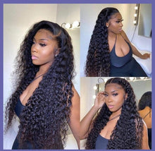 Load image into Gallery viewer, 13x4 13x6 Hd Deep Wave Lace Frontal Wig 40 Inch Water Wave Lace Front wig 4x4 Closure Curly Human Hair Wigs For Women Human Hair - Shop &amp; Buy
