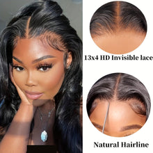 Load image into Gallery viewer, 13x4 Brazilian Human Hair Wigs - Smooth Body Wave, Glueless &amp; HD Lace Front - Pre-Cut, Pre-Plucked, 180% Density - Perfect for Beginners, Effortless Luxury Style - Shop &amp; Buy
