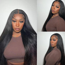 Load image into Gallery viewer, 13x6 HD Lace Frontal Human Hair Wig 30inch PrePlucked Brazilian Natural Straight Lace Front Human Hair Wig 13x4 Lace Frontal Wig - Shop &amp; Buy
