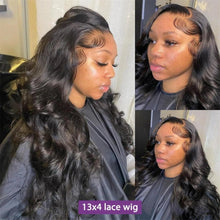 Load image into Gallery viewer, 13x6 Hd Transparent Lace Frontal Wig 30 34 Inch Body Wave Lace Front Human Hair Wigs For Women Loose Wave 13x4 Lace Frontal wigs - Shop &amp; Buy
