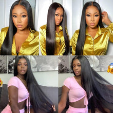 Load image into Gallery viewer, 13x6 HD Transparent Lace Frontal Wigs 13x4 Straight Lace Front Human Hair Wigs Brazilian Hair PrePlucked 4x4 Lace Closure Wig - Shop &amp; Buy
