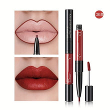 Load image into Gallery viewer, 16-Color Double Ended Lipstick &amp; Lip Liner Duo - Smudge-Resistant, Soft Matte, Twist-Up Stick - Shop &amp; Buy
