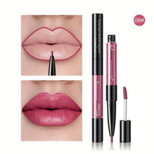 Load image into Gallery viewer, 16-Color Double Ended Lipstick &amp; Lip Liner Duo - Smudge-Resistant, Soft Matte, Twist-Up Stick - Shop &amp; Buy
