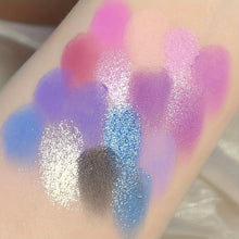 Load image into Gallery viewer, 16-Color Shimmering Purple Eyeshadow Palette - Radiant Glitter &amp; Sequins Finish - Shop &amp; Buy
