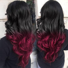 Load image into Gallery viewer, 1B Burgundy Lace Wigs Human Hair Pre Plucked 4x4 Body Wave Human Hair Wig 180% Density Wine Red Wig Colored Burgundy Wig - Shop &amp; Buy