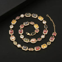 Load image into Gallery viewer, 1pc 10mm Unique Bohemian Necklace - Multi-Shape Irregular Golden Charms - Shop &amp; Buy
