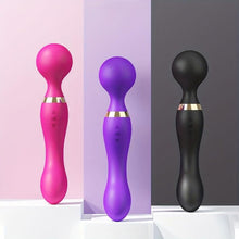 Load image into Gallery viewer, 1pc Double Headed Vibrator Charging Silicone Vibration Massage Tool, Multi Frequency Body Massager - Shop &amp; Buy
