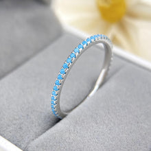 Load image into Gallery viewer, 1pc Radiant 925 Sterling Silver Ring - Pave Set Shining Zirconia for Men &amp; Women - Shop &amp; Buy
