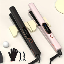 Load image into Gallery viewer, 2 In 1 Hair Straightener And Curler, Ceramic Titanium Flat Iron, Dual Voltage Straightening Iron With Fast Heating - Shop &amp; Buy
